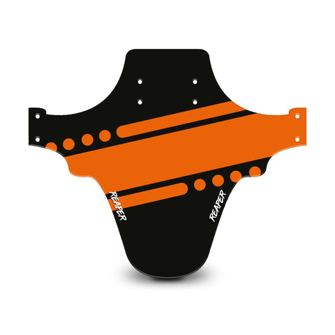 Black with Orange Dots Mudguard