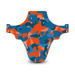 Camo Orange & Blue Mudguard