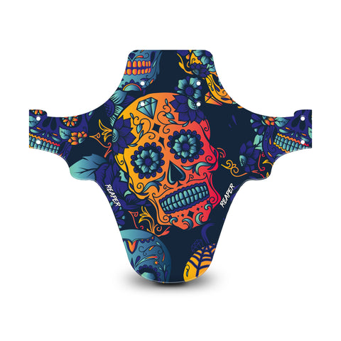 Candy Skull Blue Mudguard