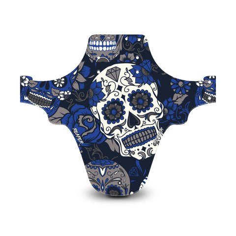 Candy Skull Dark Blue Mudguard