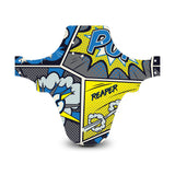 Comic Blue & Yellow Mudguard