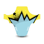 Pop Art Light Yellow & Blue Mudguard