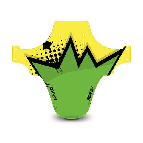 Pop Art Yellow & Green Mudguard