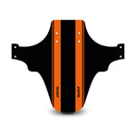 Racing Stripes Black & Orange Mudguard