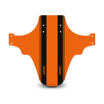 Racing Stripes Orange & Black Mudguard