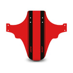 Racing Stripes Red & Black Mudguard