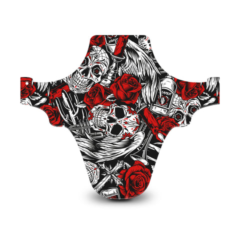 Dia de los Muertos Red Mudguard