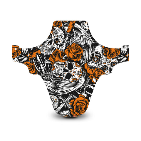 Dia de los Muertos Orange Mudguard