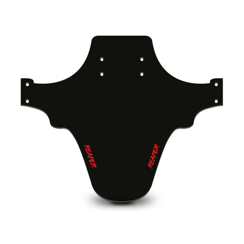 Classic Standard Black & Red Mudguard