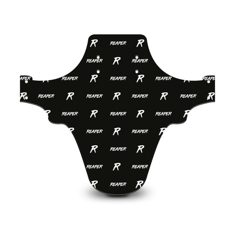 Reaper Logo Pattern Black & White Mudguard