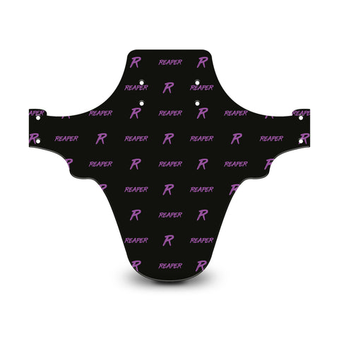 Reaper Logo Pattern Black & Purple Mudguard