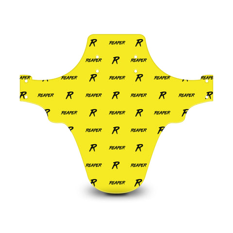 Reaper Logo Pattern Yellow & Black Mudguard