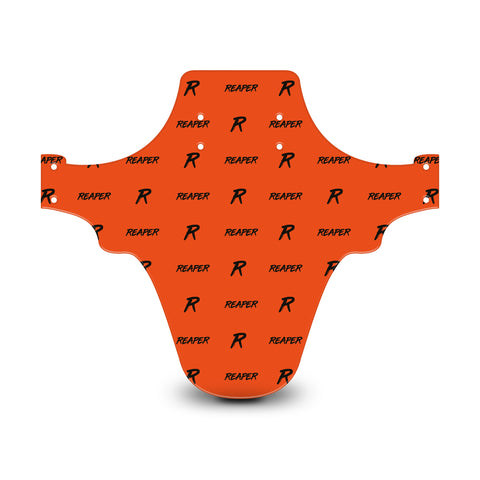 Reaper Logo Pattern Orange & Black Mudguard