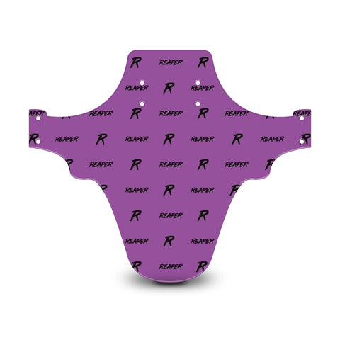 Reaper Logo Pattern Purple & Black Mudguard