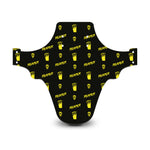 Reaper Skull Pattern Black & Yellow Mudguard