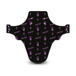 Reaper Skull Pattern Black & Purple Mudguard