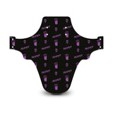 Reaper Skull Pattern Black & Purple Mudguard