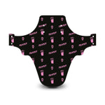 Reaper Skull Pattern Black & Pink Mudguard