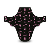 Reaper Skull Pattern Black & Pink Mudguard