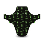 Reaper Skull Pattern Black & Green Mudguard