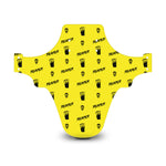 Reaper Skull Pattern Yellow & Black Mudguard