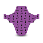 Reaper Skull Pattern Purple & Black Mudguard