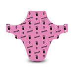 Reaper Skull Pattern Pink & Black Mudguard