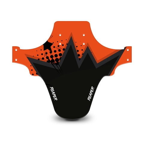 Pop Art Orange & Black Mudguard