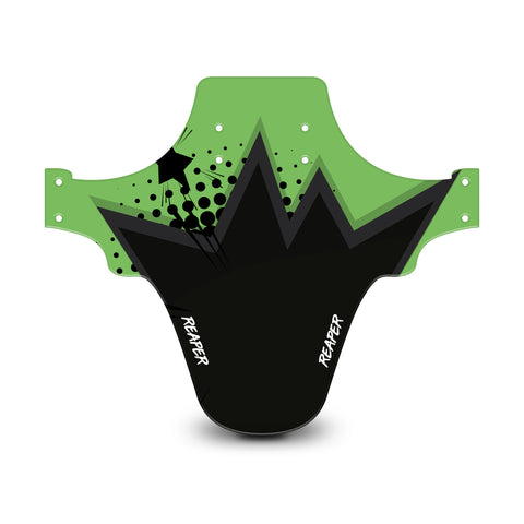 Pop Art Green & Black Mudguard