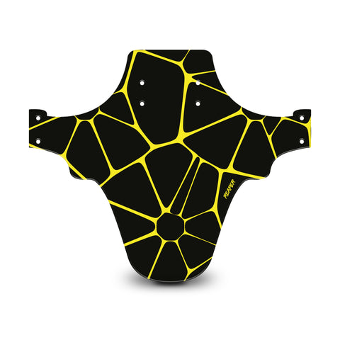 Voronoi Diagram Black & Yellow Mudguard