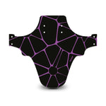 Voronoi Diagram Black & Purple Mudguard