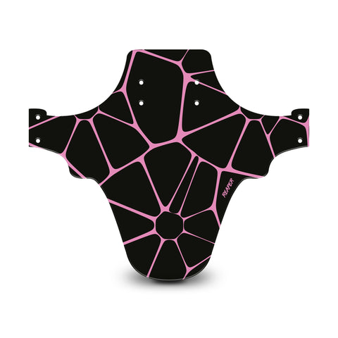 Voronoi Diagram Black & Pink Mudguard