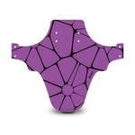 Voronoi Diagram Purple & Black Mudguard