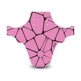 Voronoi Diagram Pink & Black Mudguard