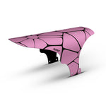 Voronoi Diagram Pink & Black Mudguard