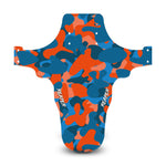 Camo Orange & Blue Mudguard