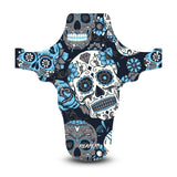 Candy Skull Light Blue Mudguard